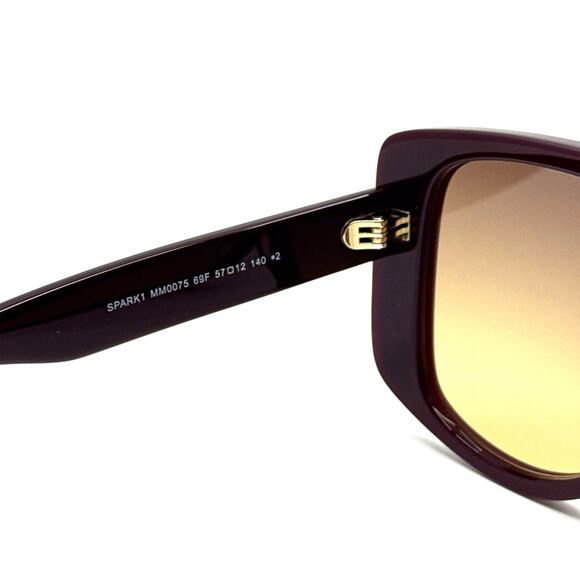 New, MAXMARA Sunglasses Spark1 MM0075 69F Authentic - Picture 8 of 12